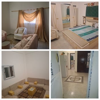 Appartement meublé F4 au rez-de-chaussée à 440 Pk13