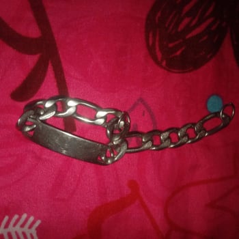 Collier main argent homme