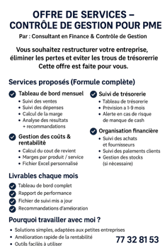 Optimisation financière pour PME - Contrôle de gestion efficace