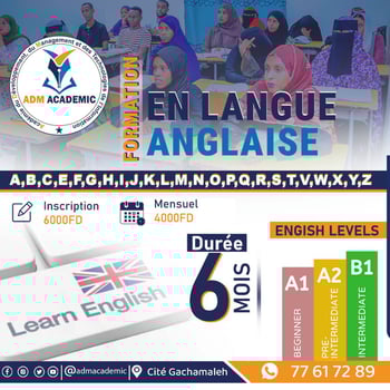 Formation Anglais Professionnelle - Niveaux A1, A2, B1 | ADM ACADEMIC
