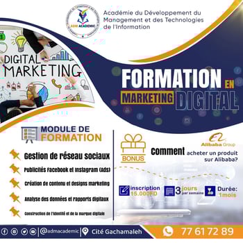 Formation marketing numérique complète chez ADM ACADEMIC
