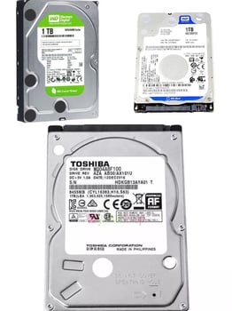 Lot de 3 disques durs fiables pour augmentation du stockage