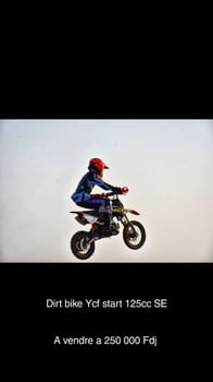 Moto cross YCF Start 125cc SE en excellent état à vendre