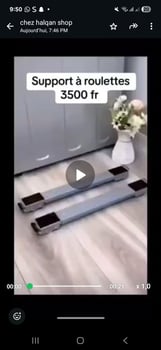 Support à Roulettes Ultra-Résistant