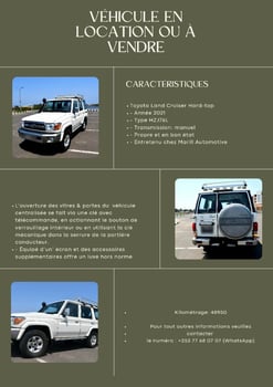 Toyota Land Cruiser Hard-top 2021, manuel, en excellent état