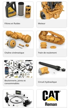 CAT Central – Pièces CAT Disponibles