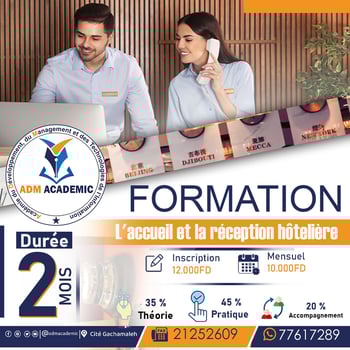 Formation professionnelle en Accueil et Réception Hôtelière