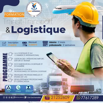 Formation Transport & Logistique avec stage inclus - ADM ACADEMIC