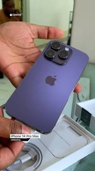 iPhone 14 Pro Max, 2 semaines d\'utilisation, batterie 100%
