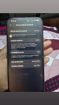 iPhone 15 Pro Max 7 mois, performant, batterie optimale, à débattre