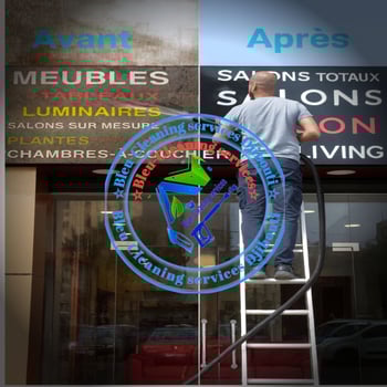 Services de nettoyage pour enseigne drapeau et climatiseur