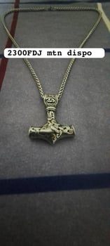 Pendentif de viking en acide inoxydable