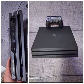 PlayStation 4 Pro avec 2 manettes et 2 jeux