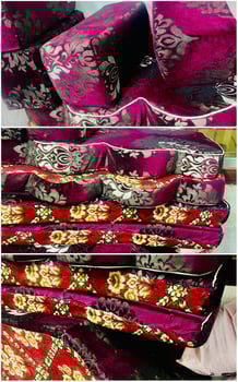 Qaaci saoudien en forme U d\'occasion avec tapis - Livraison gratuite