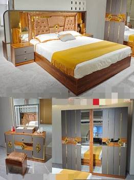 Chambre à coucher complète et moderne pour jeunes couples