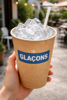 Distribution de glaçons à domicile