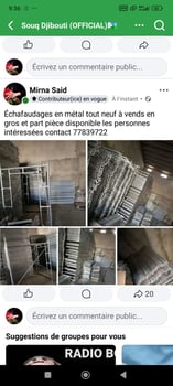 Échafaudages en métal neufs en gros