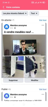 Meubles quasiment neufs à vendre - seulement 2 mois d\'utilisation