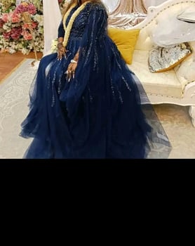 Robe bleu marine, taille unique