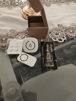 Sonnettes sans fil avec batterie et colle