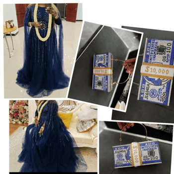 Robe bleu marine avec sac à vendre