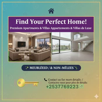 Villas Furnished for Rent in Haramous Lootah Djibouti