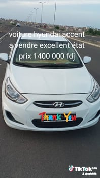 Hyundai Accent 2016, automatique, gazoil, blanc