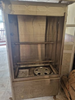 Machine à parpaing + rôtissoire inox en bon état