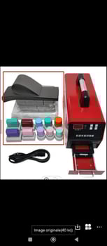 Machine à tampon avec flash, simple et rapide