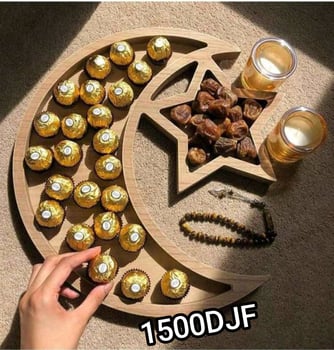 Assiette stylée pour un Ramadan chaleureux