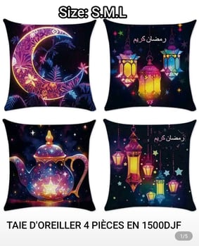 Taies d\'oreiller uniques - Ramadan Karim