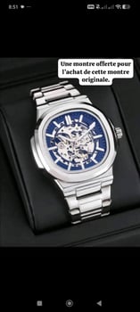Montre automatique, livraison gratuite