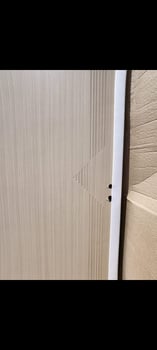 Portes MDF anti-chaleur avec cadre complet de haute qualité