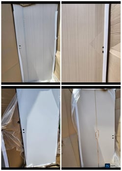 Portes MDF anti-chaleur avec cadre complet de haute qualité