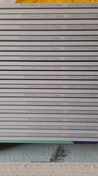 Panneau Gypsum board 1200x2400 mm épaisseur 12 mm