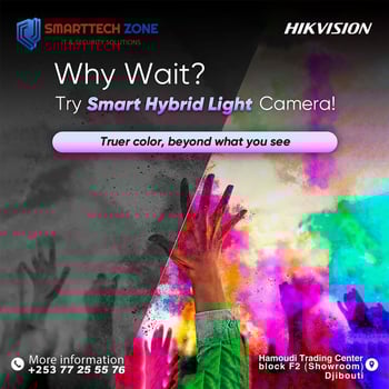 Caméra de surveillance Hikvision Smart Hybrid Light – Vision intelligente jour et nuit