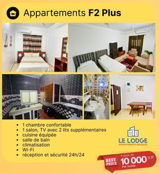 Appartements meublés avec services hôteliers, Djibouti