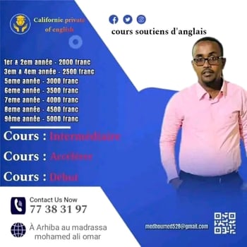 Cours de soutien en anglais avec certificat et tarifs accessibles à Dakar