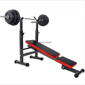 Banc de musculation avec poids de 50 kg