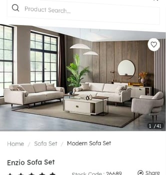 Ensemble canapé Enzio avec lit et bergère en tissu doux