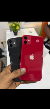 iPhone 11 reconditionné avec accessoires et anti-casse, couleur noir