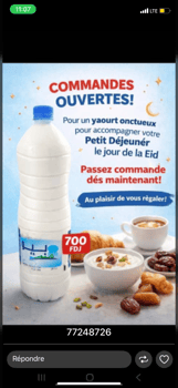 Yaourt fait maison pour l\'Eid
