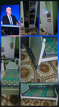 Combo Lit + Armoire + Matelas + Télé Sam à vendre