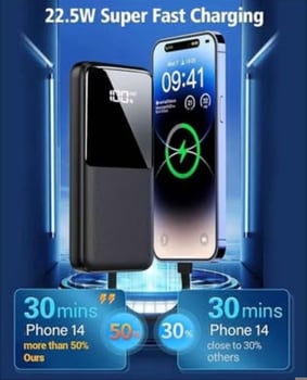 Chargeur portable POWER BANK, pratique et puissant