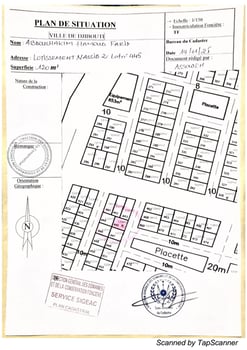 Terrain bien situé pour projet de construction ou investissement