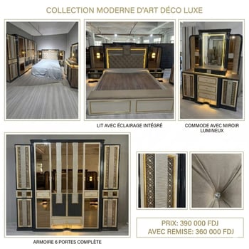 Chambres à coucher modernes complètes collection 2026