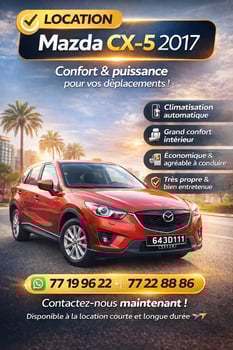 Mazda CX-5 2017, boîte automatique à louer, confortable et économique