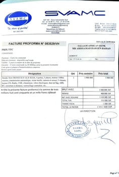 Suzuki New Fronx SUV GLX SLDA 2024, essence, 25 000 km, comme neuf