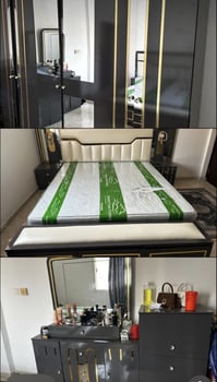 Chambre à coucher Turc avec rangement et tapis inclus