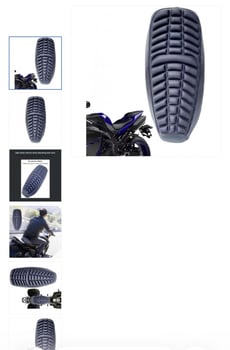 Coussin de siège de moto 3D pour un confort optimal